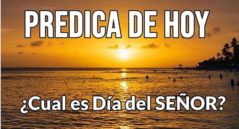 ¿Cual es día del señor? ¿El sábado o el domingo?